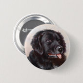Ein Neufundländer-Knopf Button (Vorne & Hinten)