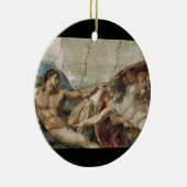 Ein neugieriger Gott Keramikornament (Rechts)