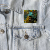 Ein neugieriger Hafen-Siegel-Kelp-Wald | Santa Button (Beispiel)