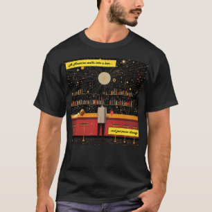 Ein Neutrino geht in eine Bar Physik und Joke Scie T-Shirt