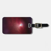 Ein Neutronenstern mit einer Scheibe warmen Staubs Gepäckanhänger (Vorderseite horizontal)