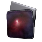 Ein Neutronenstern mit einer Scheibe warmen Staubs Laptopschutzhülle (Vorderseite Links)