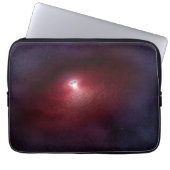 Ein Neutronenstern mit einer Scheibe warmen Staubs Laptopschutzhülle (Vorderseite)
