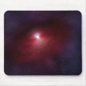 Ein Neutronenstern mit einer Scheibe warmen Staubs Mousepad (Vorne)