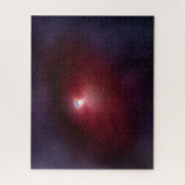 Ein Neutronenstern mit einer Scheibe warmen Staubs Puzzle (Vertikal)