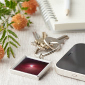 Ein Neutronenstern mit einer Scheibe warmen Staubs Schlüsselanhänger (Seite)