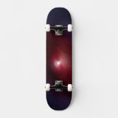 Ein Neutronenstern mit einer Scheibe warmen Staubs Skateboard (Vorderseite)