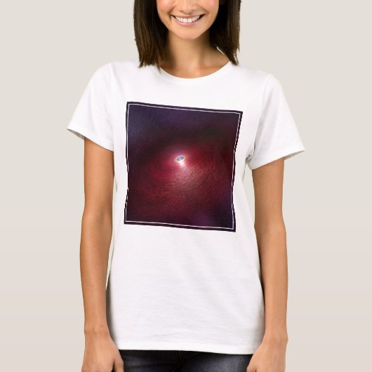 Ein Neutronenstern mit einer Scheibe warmen Staubs T-Shirt (Vorderseite)