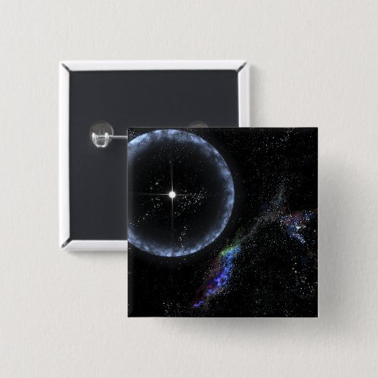 Ein Neutronenstern SGR 1806-20 Button (Vorne & Hinten)