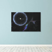 Ein Neutronenstern SGR 1806-20 Leinwanddruck (Insitu (Holzboden))