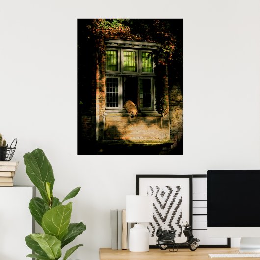 Ein Nickerchen in der Sonne II Poster (Heimbüro)