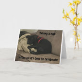 EIN NICKERCHEN NEHMEN, DAMIT ICH SPÄTERE KARTE FEI (Gelbe Blume)