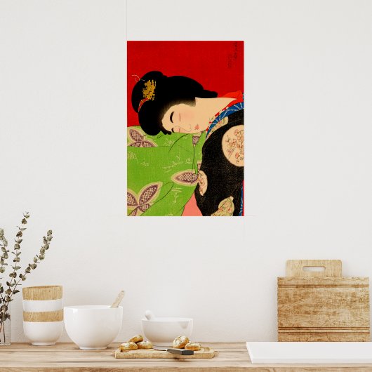 Ein Nickerchen Torii Kotondo 1933 Poster (Küche)