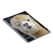 Ein niedlich flauschiges Alpaca-Gesicht Notizblock (Rechte Seite)