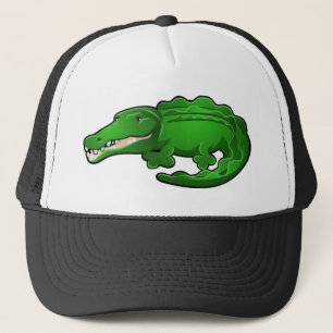 Ein niedlicher Alligator-oder Truckerkappe