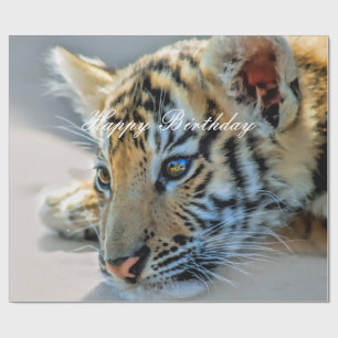 Ein niedlicher Babytiger Geschenkpapier