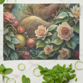 Ein Niedlicher Bär Geschirrtuch (Gefaltet)