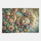 Ein Niedlicher Bär Geschirrtuch (Horizontal)