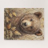 Ein Niedlicher Bär im Wald Puzzle (Horizontal)