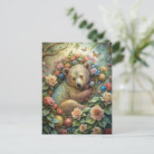 Ein Niedlicher Bär Postkarte (Stehend Vorderseite)