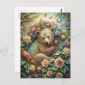 Ein Niedlicher Bär Postkarte (Vorne/Hinten)