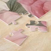 Ein niedlicher brauner Staffordshire Terrier Welpe Puzzle (Seite)