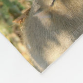 Ein Niedlicher Capybara-Traum im Sommer Fleecedecke (Ecke)