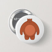Ein Niedlicher Chubby-Bär Button (Vorne & Hinten)