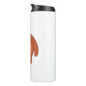 Ein Niedlicher Chubby-Bär Thermosbecher (Nach rechts gedreht)