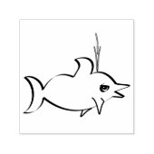 Ein niedlicher Delphin Permastempel (Design)