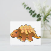 Ein niedlicher Dinosaurier Postkarte (Stehend Vorderseite)