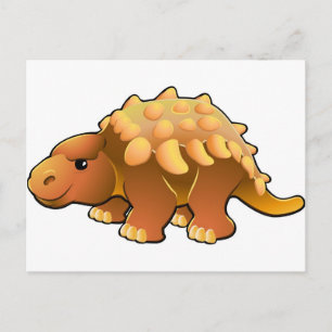 Ein niedlicher Dinosaurier Postkarte