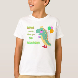 Ein niedlicher Dinosaurier scherzt T - Shirt