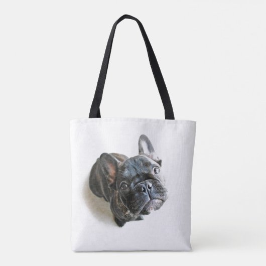 Ein niedlicher französische Bulldoggen-Welpe Tasche (Rückseite)