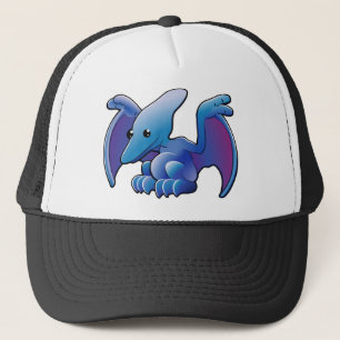 Ein niedlicher freundlicher Dinosaurier Truckerkappe