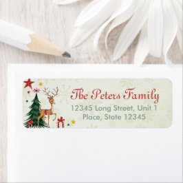 Ein niedlicher grüner Baum Girls Weihnachtstier Re