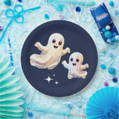 Ein niedlicher Halloween-Geburtstag. Pappteller (Party)