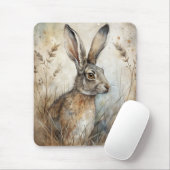 Ein Niedlicher Hase im Wald Mousepad (Mit Mouse)