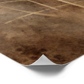 Ein Niedlicher Hase im Wald Poster (Ecke)