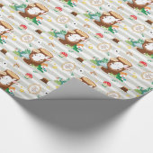 Ein niedlicher Hasen im Wald Geschenkpapier (Ecke)