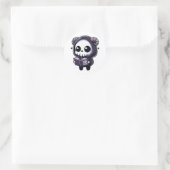 Ein Niedlicher Horned Skull Reading Fanfiction Runder Aufkleber (Tasche)
