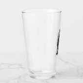 Ein niedlicher Hund König Charles Spaniel Glas (Rechts)