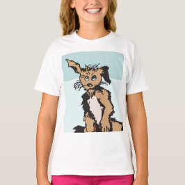 Ein Niedlicher Hund mit blauen Welpenaugen T-Shirt