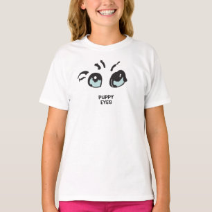Ein Niedlicher Hund mit blauen Welpenaugen T-Shirt