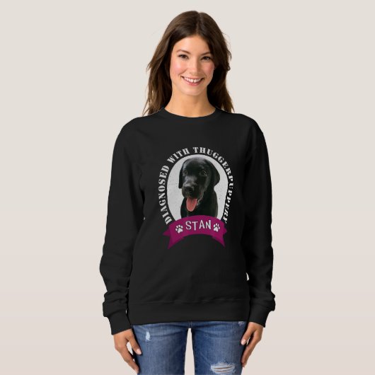 Ein Niedlicher Hund Sweatshirt (Vorne ganz)