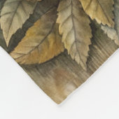 Ein Niedlicher Igel im Wald Fleecedecke (Ecke)