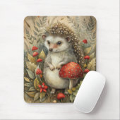 Ein Niedlicher Igel im Wald Mousepad (Mit Mouse)