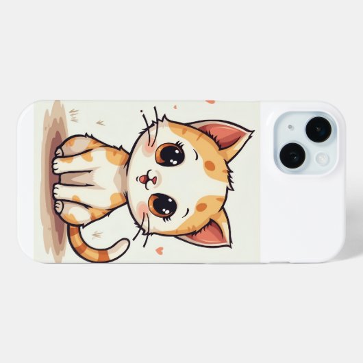 ein niedlicher Katz-iPhone-Fall Case-Mate iPhone Hülle (Rückseite (Horizontal))
