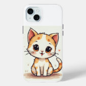 ein niedlicher Katz-iPhone-Fall Case-Mate iPhone Hülle (Rückseite)