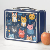 ein niedlicher Katzenessack Metall Brotdose (Beispiel)